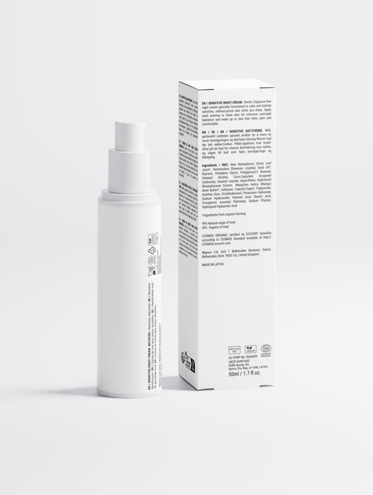 Sensitive Skin Overnight Cream, Fragrance-Free